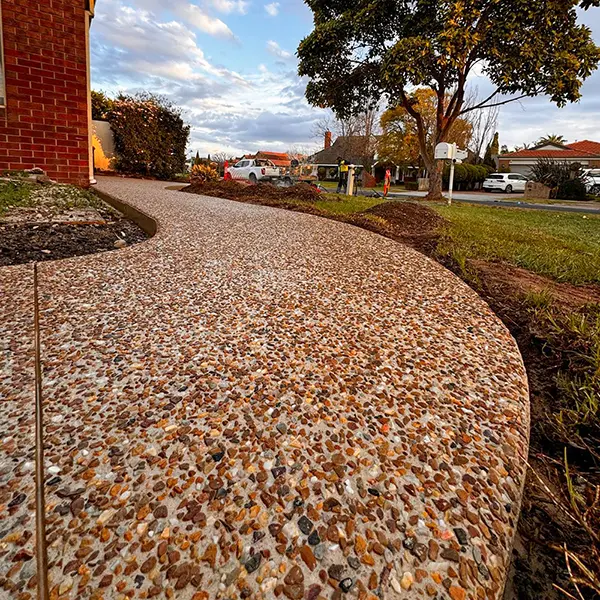 Exposed Aggregate Concrete Contractors in Mornington Peninsula Exposed Aggregate Concrete Contractors in Craigieburn Melbourne