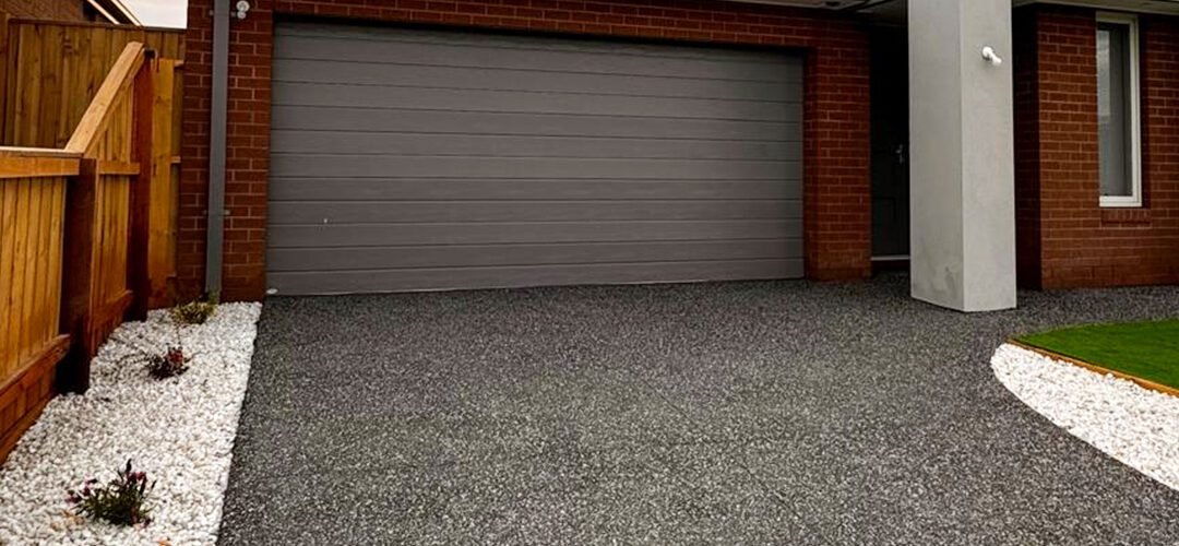Modern Concrete Driveway design in Melbourne